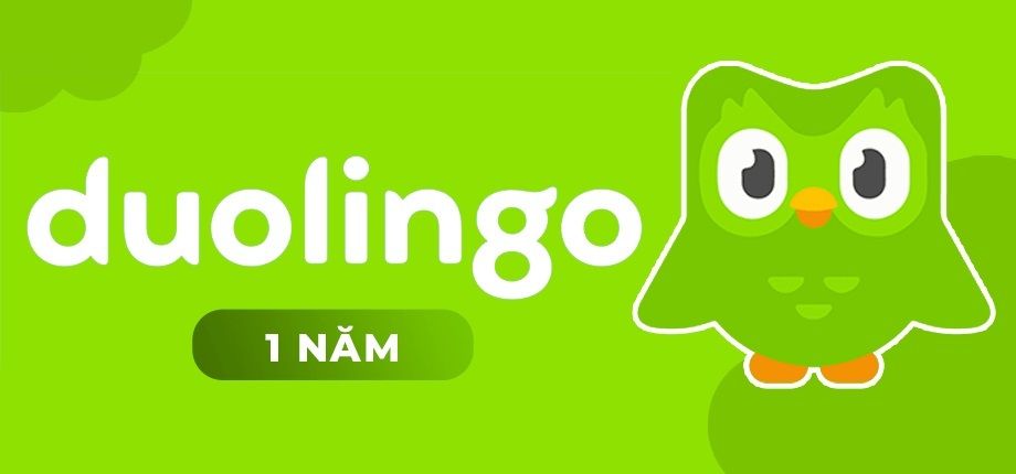 Tài khoản học ngoại ngữ Duolingo 1 năm  Divine Shop